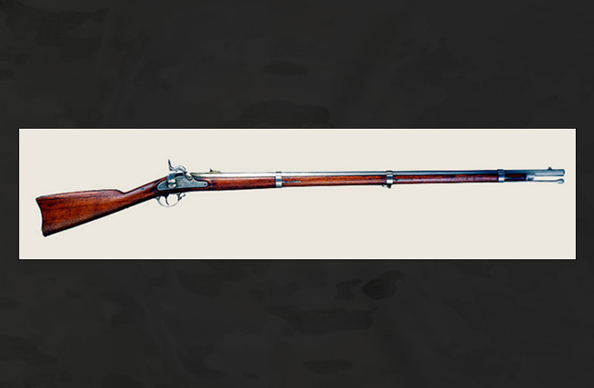 During the Civil War, the M1861 Rifle Musket was the basic infantry weapon for the Union Army. Springfield Armory produced 805,538 Rifle Muskets during the war.