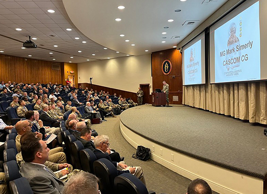 Recently, Ordnance leaders participated in Contested Logistics Industry Week (CLIW) at the Army Sustainment University. CILW served as an opportunity to communicate the Army's Contested Logistics desired capabilities and concepts regarding future conflict to industry earlier so they can focus independent research and development investment on efforts that best address the Sustainment Warfighting Function desired capabilities.