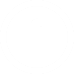 Circle Facebook logo in the middle for social logo