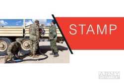 Staff Sgt. Enock Kirui and Sgt. Travis Higgs, both assigned to the 101st Brigade Support Battalion, 1st Infantry Division, work with Canadian Army Cpl. Warren Loo to set up a Secure Tactical Advanced Mobile Power system during Project Convergence... (Spc. Walker Pino)