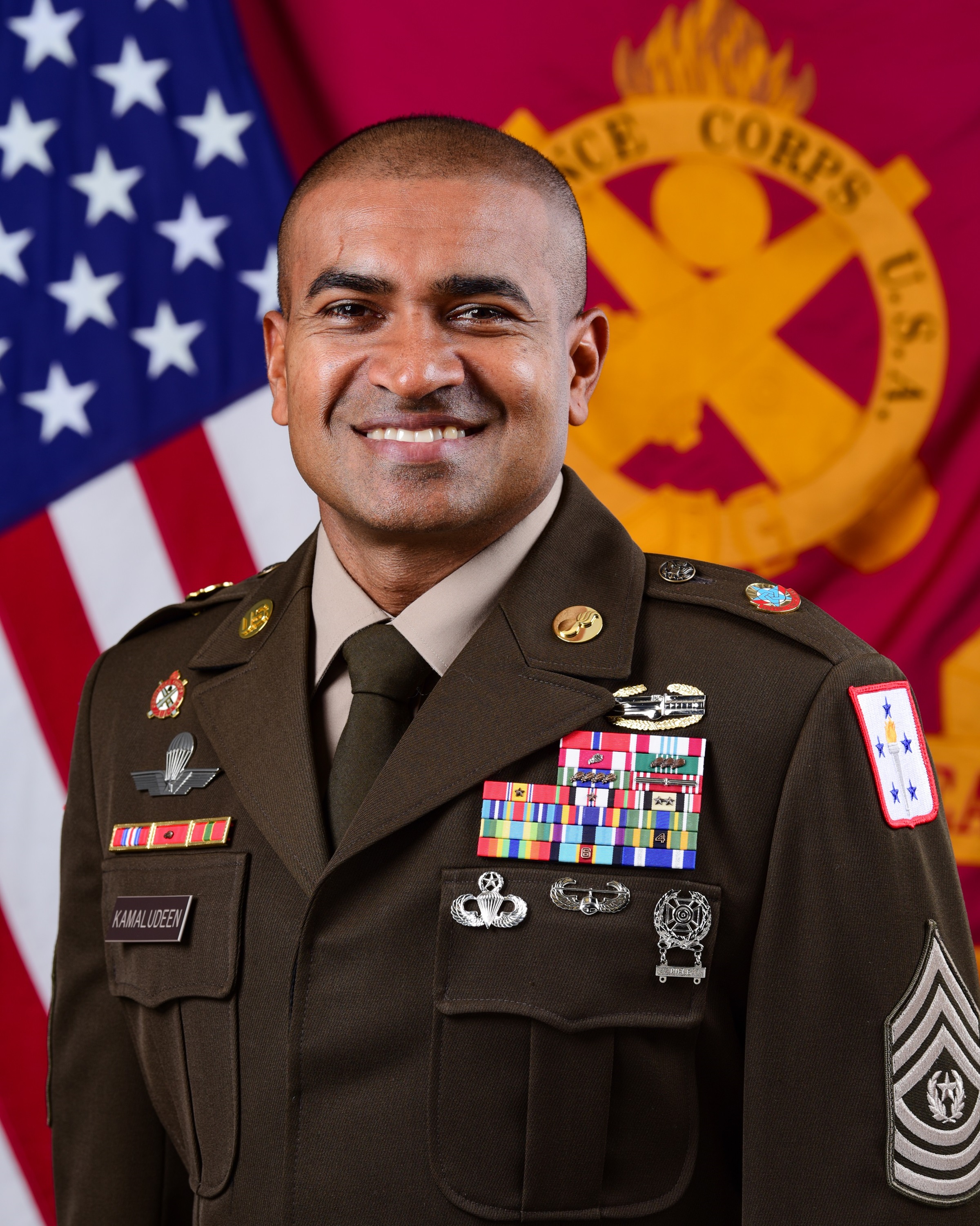 OD Command Sergeant Major Asgar Kamaludeen